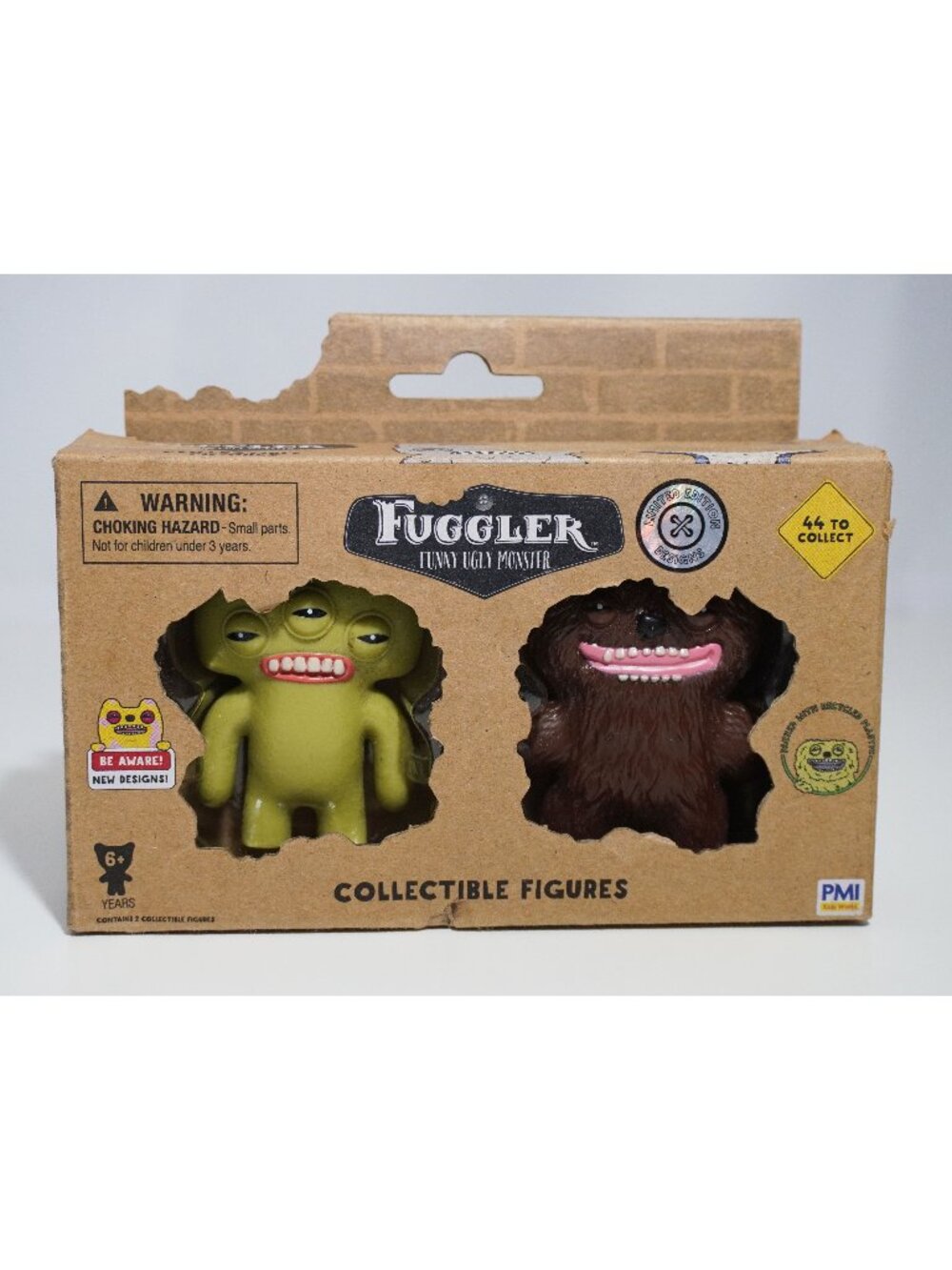 NEW Fuggler Limited Edition 2 Pack Mini Collectible Figures Count Underoo Green